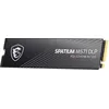Image de MSI SPATIUM M571 DLP PCIe 5.0 NVMe M.2 2TB Disque SSD Interne 2 to, Lecture 14500 MB/s, Écriture 11100 MB/s, 3D NAND, Protection Contre la Perte de données - Garantie 5 Ans (1400 TBW)