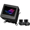 Image de ASUS ROG Ryujin III WB Bloc d'eau LCD pour processeur (Asetek avec 178 Micro-lamelles de Refroidissement et Plaque de Refroidissement en Alliage de cuivre, écran LCD 3,5", Ventilateur VRM intégré,