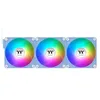 Image de Thermaltake CT120 EX Reverse ARGB Sync | 120mm | Pack de 3 |Connexion en série magnétique MagForce 2.0 |PWM 500-2000 tr/min |9 LED |Synchronisation carte mère 5V |Roulement hydraulique |Bleu hortensia