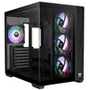 Image de Boîtier PC sans alimentation - THERMALTAKE - View 380 XL TG ARGB - Moyen tour - Format ATX - 4x120mm A-RGB inclus - Noir