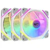 Image de DarkFlash DM2PRO - Ventilateurs de refroidissement PWM et ARGB, pack de 3 unités, blanc