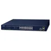 Image de PLANET GS-4210-16T2S Switch GESTIONADO L2 GIGABIT ETHERNET (10/100/1000) Negro 1U
