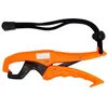 Image de Ycagrain Clip en plastique pour pêche, contrôleur de pince pour poissons, ramasse-poissons, élévateur de poissons, équipement de pêche avec corde coulissante, 25 cm, couleur orange