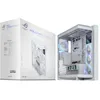 Image de ASUS ROG CRONOX - Boîtier PC panoramique EATX, Module d'écran LCD Pliable de 9,2 Pouces, Blanc