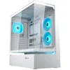 Image de Cougar CFV235 ARGB Boîtier de jeu   MidTower ATX/CEB Airflow 270° 4 ventilateurs ARGB PWM, GPU jusqu'à 430 mm, USB-C (blanc)