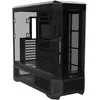Image de Thermaltake View 600 TG Noir - Boîtier PC Grand Tour E-ATX, 4 Panneaux en Verre Trempé, Emplacements PCI-E Rotatifs, Support GPU Intégré, Compatible Connecteurs Cachés & Radiateur 420mm | Noir