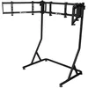 Image de Thermaltake Triple Racing Monitor Stand Pro | pour 3 moniteurs 32  incurvés / 34  Plats | Structure en Acier thermolaqué | Hauteur réglable (920 1120 mm) | Charge 20 kg par écran | VESA 75 400 | Noir