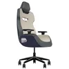 Image de Argent E700 Mocha Mousse & Slate Gray Crayon Real Leather Chair