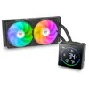 Image de Thermaltake TH240-S V3 ARGB | Système de refroidissement liquide tout-en-un | Écran LCD segmenté 3,95" | Tête de pompe rotative | Ventilateur monobloc | Noir