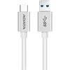 Image de ADATA USB-C - USB 3.0, 1m câble USB USB C USB A Blanc - Câbles USB (1m, 1 m, USB C, USB A, 3.0 (3.1 Gen 1), Male Connector/Male Connector, Blanc)