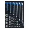 Image de King Tony - Plateau EVAWAVE de douilles 1/4", 3/8", 1/2" et de clés mixtes en pouces - 40 pcs