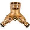 Image de RACO Expert Nez de Robinet de 2 Voies Doré 5 x 12 x 8 cm 10424