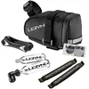 Image de LEZYNE Sattel Trainer Laufradtasche Satteltasche Caddy Sacoche pour Selle/entraîneur/vélo. Mixte, Noir-Noir, 45.5 x 34.0 x 26.5 cm, 0.5 Liter