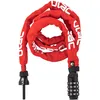 Image de ULAC - Cadenas Python à combinaison 52nd Street | Chaîne antivol de 4 mm | Acier trempé de 120 centimètres | 10 000 combinaisons | Scooter, moto, vélos