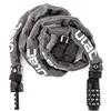 Image de Antivol Vélo Sécurité Scooter Moto Trottinette Combinaison Réinitialisable Chaîne 4mm Acier Nylon 120cm Anti-Vol Résistant Coupures Pressions Léger Transportable Urbain Moderne