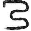 Image de Antivol Vélo Sécurité Scooter Moto Trottinette Combinaison Réinitialisable Chaîne 7mm Acier Nylon 100cm Anti-Vol Protection Niveau 6 Résistant Portable Pratique Urbain Robuste