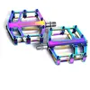 Image de Pedali E-PB525 Attacco FLAT in Alluminio Oil Slick