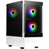 Image de GAMDIAS TALOS E3 Boîtier PC de Jeu Blanc, boîtier ATX de Taille Moyenne, Panneau en Verre trempé, 3 Ventilateurs ARGB intégrés de 120 mm, fenêtre d'installation sans Outil, Prend en Charge Les Cartes