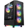 Image de GAMDIAS Boitier Moyen Tour ATX Athena M6 Lite RGB avec Panneaux vitrés (Noir)