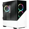 Image de ENERMAXK8 Boîtier PC Gaming ATX Mid Tower en Verre trempé, avec 3 Ventilateurs ARGB PWM 12cm - USB3.2 Gen1 et USB3.2 Type C ; ECA-EK8-WW-ARGB