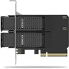 Image de ICY DOCK Carte Adaptateur 2 Baies M.2 NVMe SSD avec Rack Amovible vers PCIe 4.0 x8 pour Port d'extension PCIe (Bifurcation nécessaire) - ExpressSlot Core MB312M4P-B