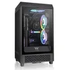 Image de Thermaltake The Tower 200 Boîtier PC Mini-ITX Vertical, Support GPU RTX 4090, 2X Ventilateurs CT140 140mm Pré-installés, Noir