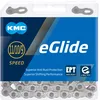 Image de KMC eGlide EPT 9, 10 et 11 vitesses, argent foncé, 118 maillons
