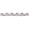 Image de Chaîne de vélo KMC X12 Silver, 1/2" x 11/128", 126 maillons, 12 vitesses, revêtement en nickel, argent