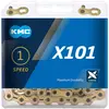 Image de KMC Cadena X101 1/2x1/8 112 ESLABONES 1V ORO