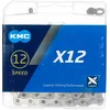 Image de Chain KMC, X12, Silver, 126 Links, Box