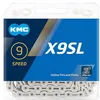Image de KMC Chaîne X9SL Unisexe, Argenté, 114 Link