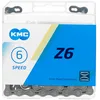 Image de KMC Z6 Chaîne à 6 Vitesses Mixte Adulte, Gris, 114 Link