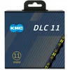 Image de KMC Unisexe   Adulte DLC DLC11 11 Vitesses, chaîne 1/2" x 11/128, 118 maillons, Noir et Jaune