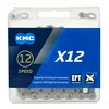 Image de KMC Chaîne X12 EPT 12 vitesses, argent foncé, 126 maillons