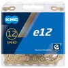 Image de KMC E12 Chaîne de vélo électrique 12 vitesses 130 maillons Ti-N Gold