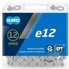 Image de KMC E12 Chaîne de vélo électrique 12 vitesses 130 maillons EPT (argent foncé)