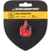 Image de Jagwire Plaquette de Frein à Disque Tektro IO Composé Semi-Métallique Rouge pour VTT
