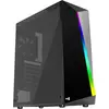 Image de Aerocool SHARD, Boîtier PC, ATX, Panneau Acrylique, RGB 13 modes, Ventilateur 12cm