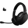 Image de ASUS ROG Strix Go 2.4 - Casque Gaming sans Fil avec USB-C 2.4 GHz, Intelligence Artificielle avec Technologie d'annulation du Bruit, Faible Latence, compatibilité PC, Mac, Nintendo Switch, PS4 Noir