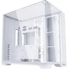 Image de Lian Li O11 Vision Boîtier PC de Gaming ATX Compact en Aluminium et Verre trempé Blanc