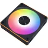 Image de Lian Li UNI Fan CL120 ARGB PWM Ventilateur PWM   Pack unique (lame inversée)   Signal sans fil 2,4 GHz RVB et boîtier PC   Chaîne en guirlande   Faible bruit   Contrôleur non inclus et requis   Noir