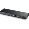 Image de Zyxel Switch Gigabit à 24 ports | Gestion intelligente | Montage sur rack et sans ventilateur | VLAN, IGMP, QoS | Garantie à vie [GS1900-24]