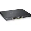 Image de Zyxel Switch Ethernet intelligent administrable, 24 ports Gigabit, PoE+, budget d’alimentation de 375 W, 4 slots SFP+ 10G et mode Cloud hybride [XGS1930-28HP]