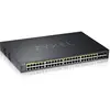 Image de Zyxel GS2220-50HP-EU0101F commutateur réseau Géré L2 Gigabit Ethernet (10/100/1000) Connexion Ethernet, supportant l'alimentation Via ce Port (PoE) Noir