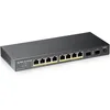 Image de Zyxel Switch Gigabit 10 Ports Non Administrable | avec 8 Ports PoE+ [130 Watts]| Modèle sans Ventilateur [GS1100-10HP]