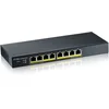 Image de Zyxel Commutateur Switch 8-Ports Gigabit PoE | Gestion Intelligente | Montage sur Bureau ou sur Mur | Sans Ventilateur | PoE+ avec une Puissance de 70 Watts | VLAN, IGMP, QoS [GS1900-8HP]