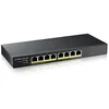Image de Zyxel Commutateur 8-Port GbE | PoE 60 Watt 802.3at | Smart Hybrid Mode Standalone ou Nebula Cloud | Montage en Bureau | Sans Ventilateur [GS1915-8EP]
