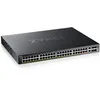 Image de Zyxel 48-Port GbE L3 Access PoE+ Switch with 6 10G Uplink (600 W) (XGS2220-54HP)