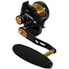 Image de Okuma Moulinet Jigging Tesoro LD Jigging Tlj-2000Nla - 595g - R.5.5:1 - Tmv.100cm - Dg.7kg - Black Gold - TLJ-2000NLA