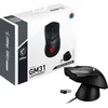 Image de MSI Clutch GM31 Lightweight Wireless Souris Gaming - Capteur Optique 12000DPI, Droitiers, Switches OMRON 60M+ Clics, 6 Boutons, 110h Batterie, Charging Dock, Latence 1ms, RGB, 73g - Filaire/sans Fil